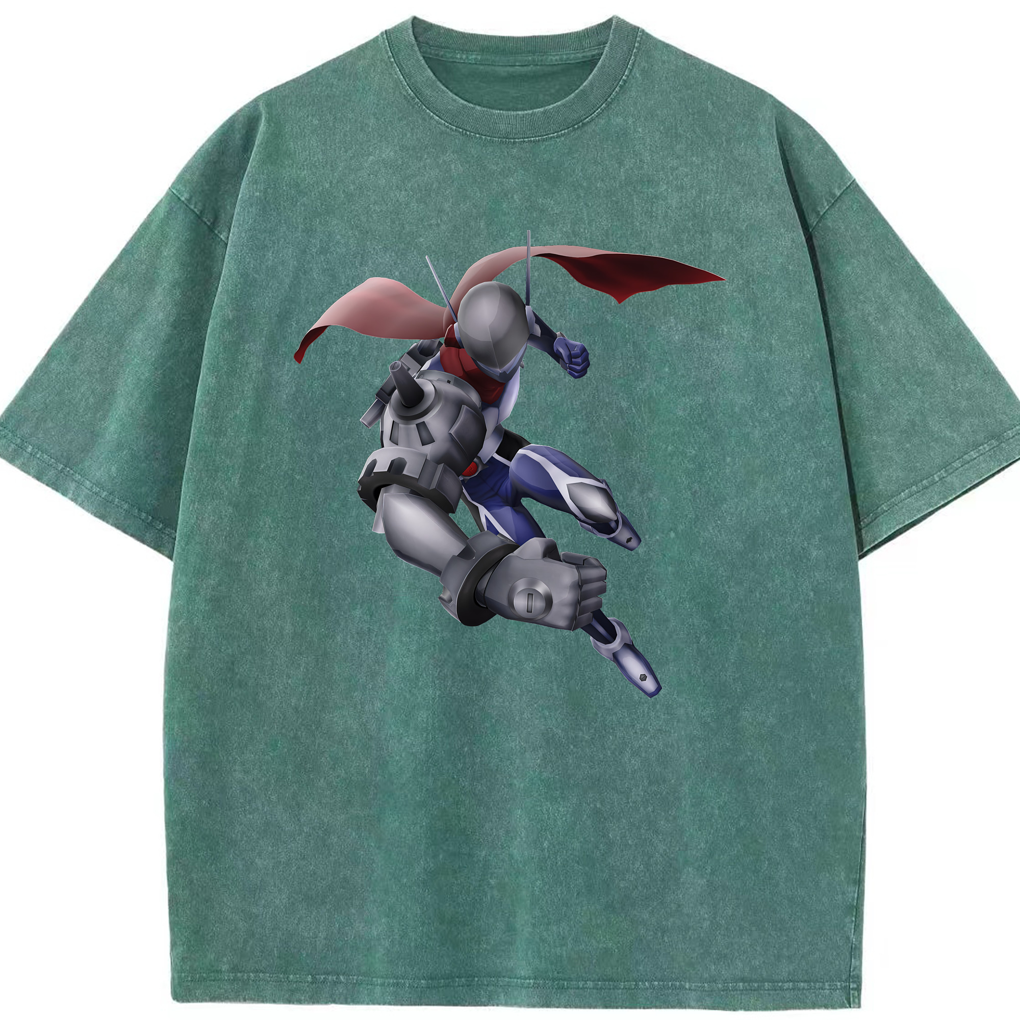 （画像用） Digimon デジタルモンスター/デジモン 綿100% ヴィンテージ風 半袖Tシャツ（フロントプリント）